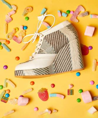 White cool mint wedge 3