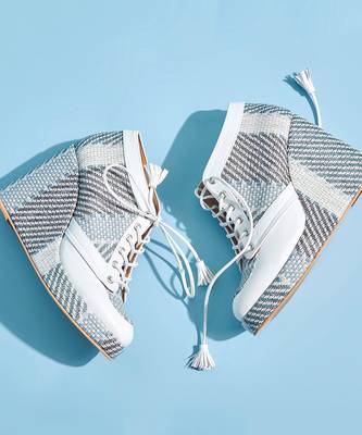 White cool mint wedge 5