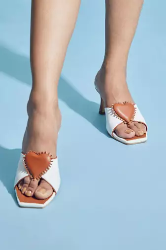 Brown tiramisu heels