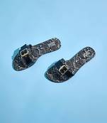 Black licorice flats