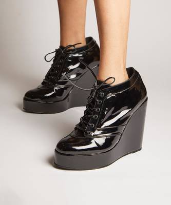 Black sneaker wedges 3