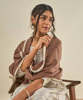 White cotton straight kurta set 2
