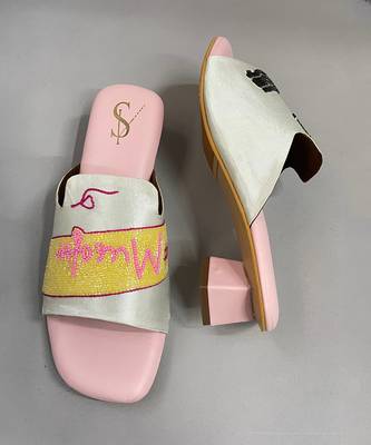 White musafir square heels 2