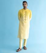 Dusk yellow kurta set
