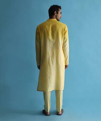 Dusk yellow kurta set 3