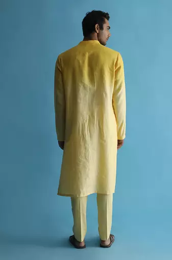 Dusk yellow kurta set