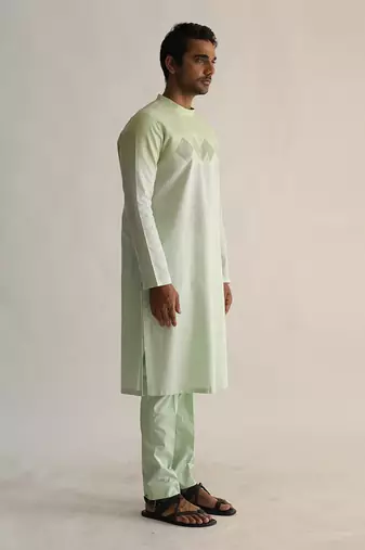 Beryl green kurta set