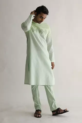 Beryl green kurta set