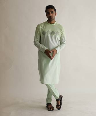 Beryl green kurta set 5