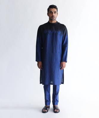Beryl blue kurta set 1