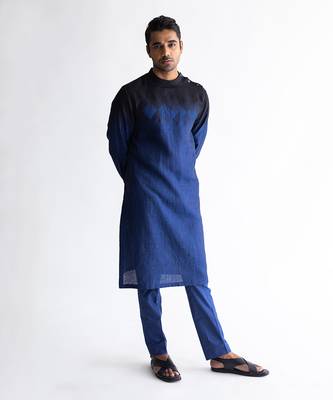 Beryl blue kurta set 2