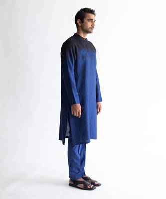Beryl blue kurta set 3