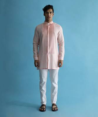 Kawakaari pink kurta 1