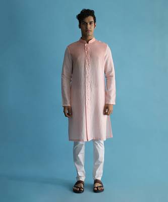 Calla pink kurta 1
