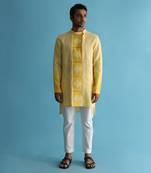 Abendrot yellow kurta set