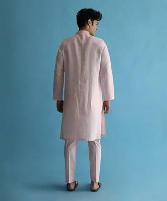 Auretta pink kurta set 2