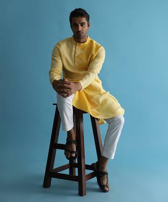 Elayne yellow kurta 3