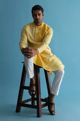 Elayne yellow kurta