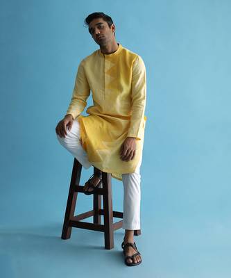 Elayne yellow kurta 4