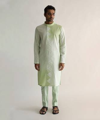 Elayne green kurta 1