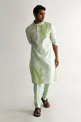 Elayne green kurta