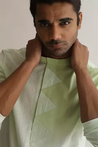 Elayne green kurta