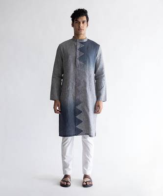 Elayne grey kurta 1