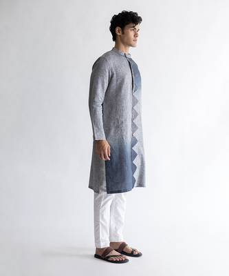 Elayne grey kurta 2