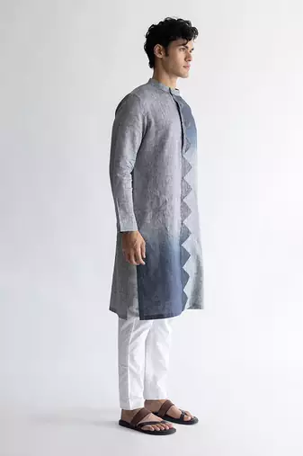 Elayne grey kurta
