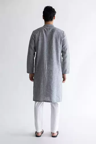 Elayne grey kurta