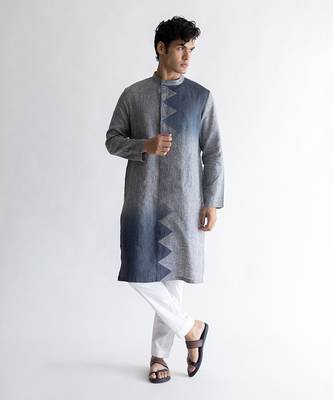 Elayne grey kurta 4