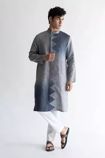 Elayne grey kurta