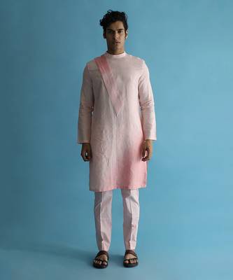 Meadow pink kurta 1