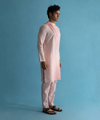 Meadow pink kurta 2