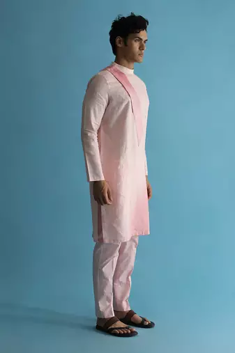 Meadow pink kurta
