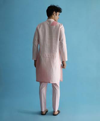 Meadow pink kurta 3