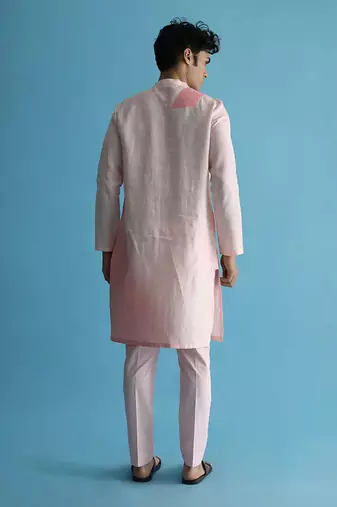 Meadow pink kurta