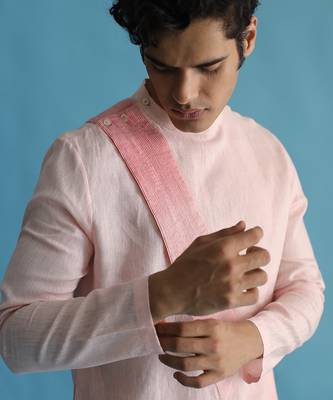 Meadow pink kurta 4
