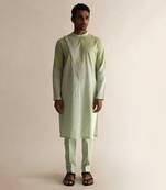 Meadow green kurta