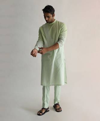 Meadow green kurta 3
