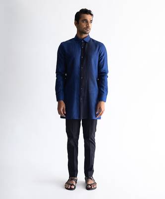 Sapphire blue shirt 1