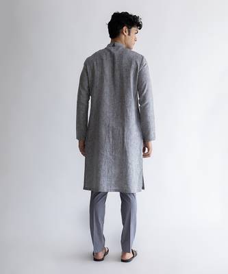 Lagom grey kurta set 3