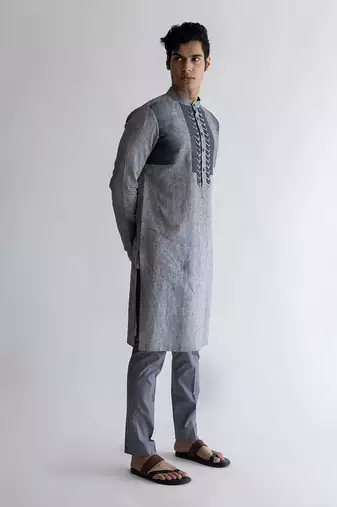 Lagom grey kurta set