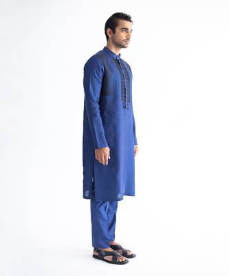 Lagom blue kurta set 3