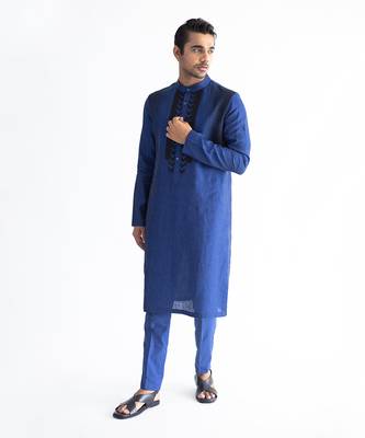 Lagom blue kurta set 4