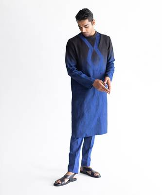 Yvaine blue kurta set 4