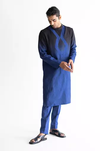 Yvaine blue kurta set