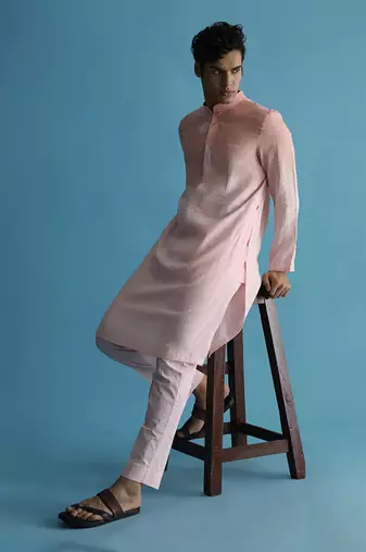 Linnea pink kurta