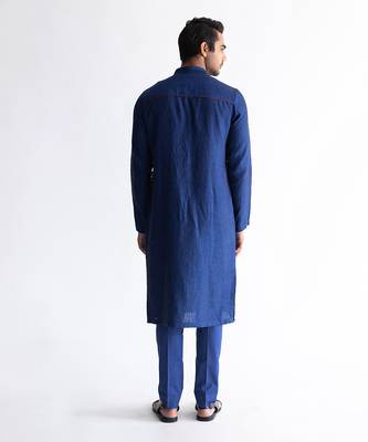Raven blue kurta 2