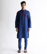 Elysian blue kurta